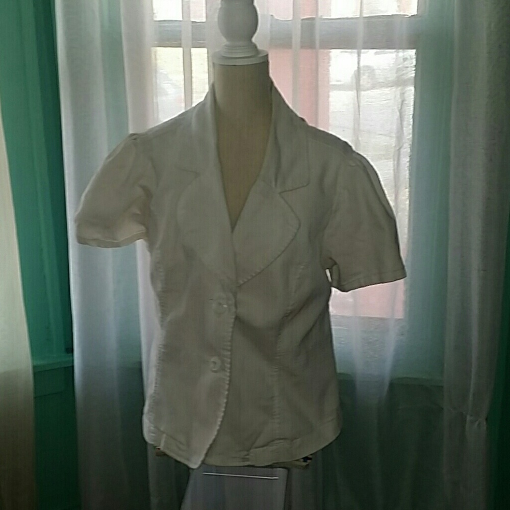 White blazer
